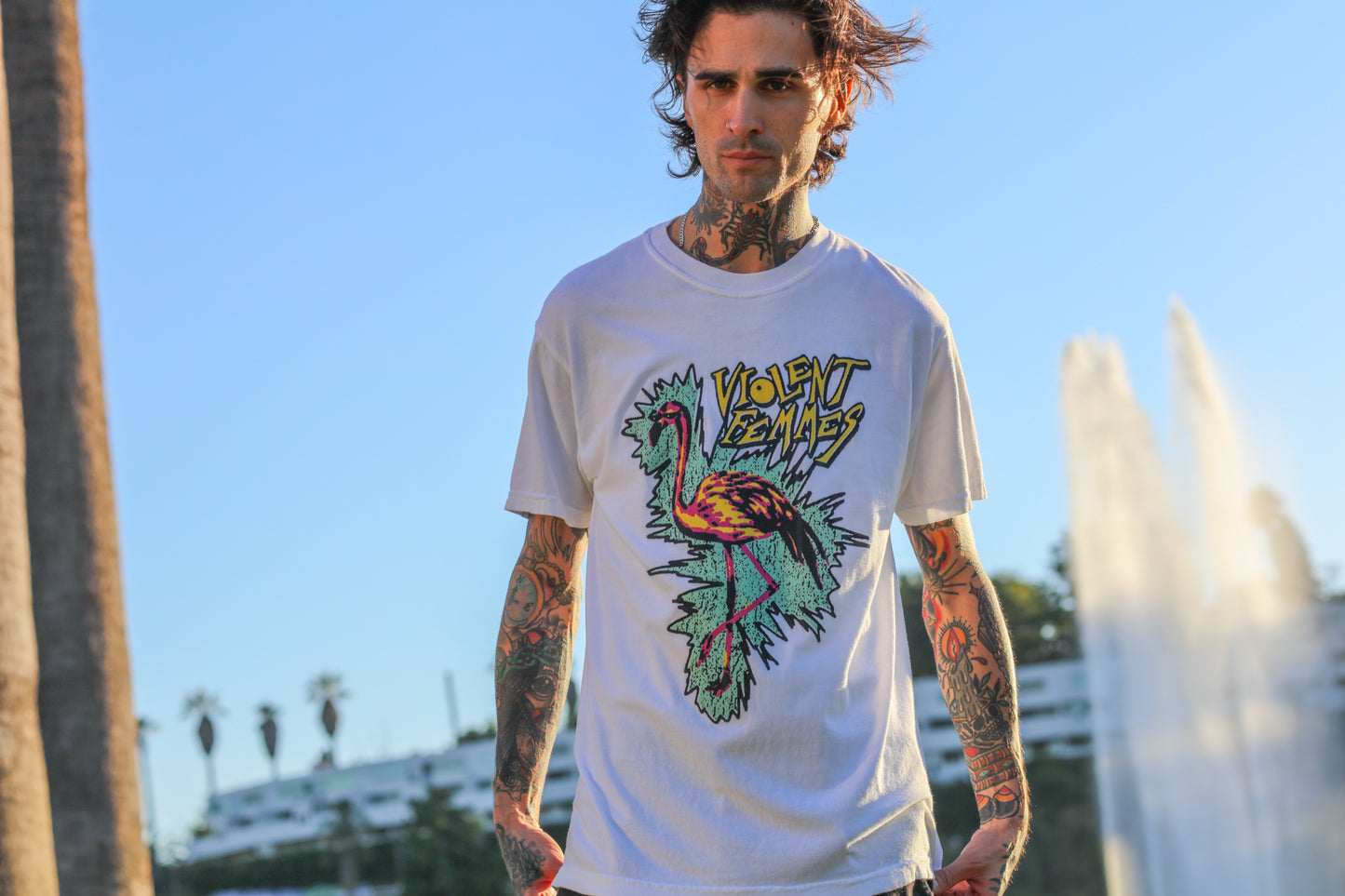 Flamingo T-Shirt (White)