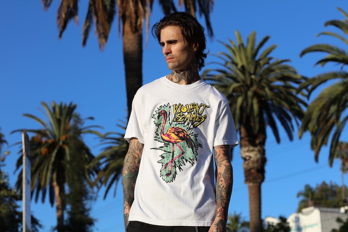 Flamingo T-Shirt (White)