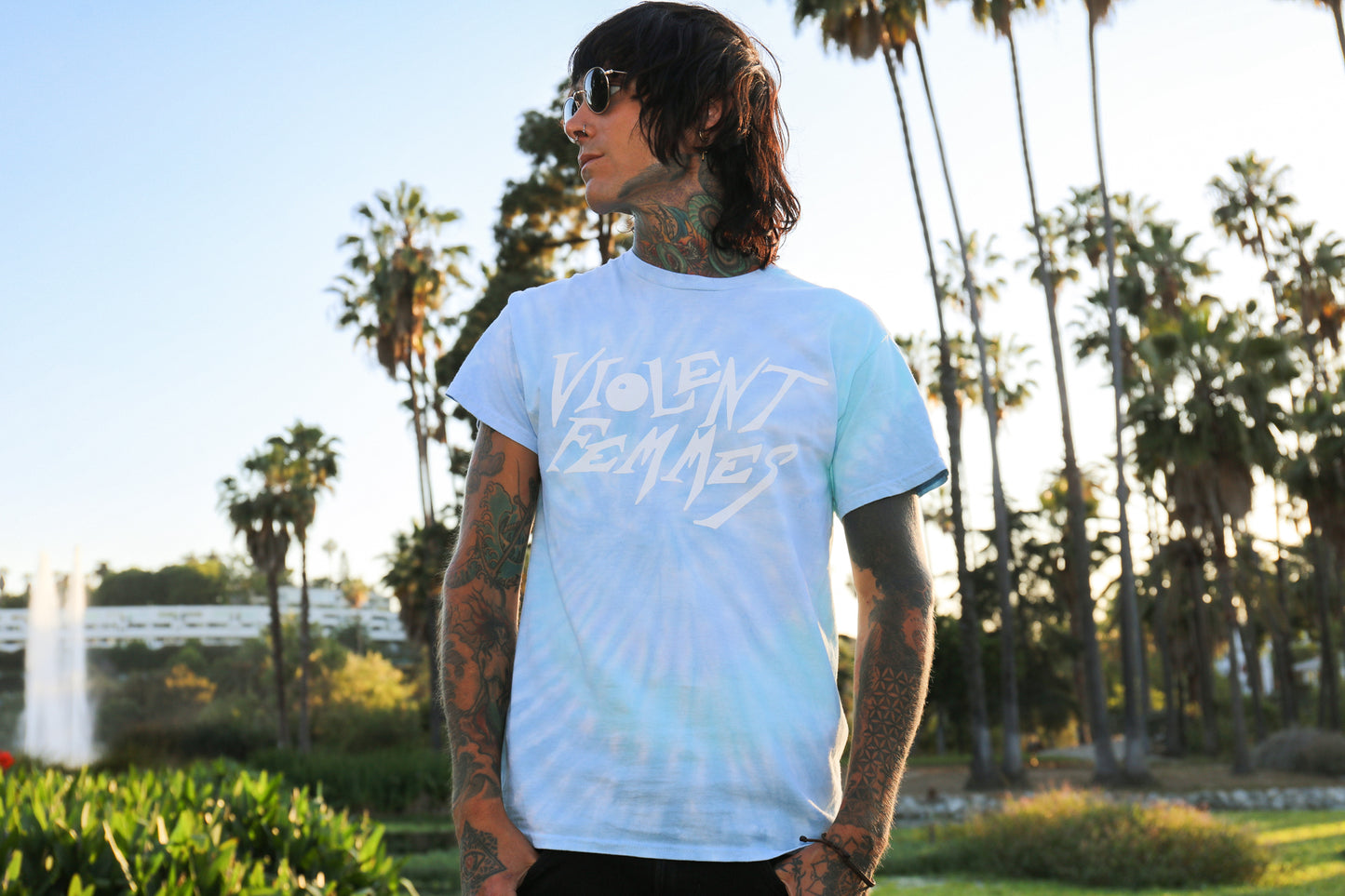 Logo Dyed T-Shirt (Summer Swirl)