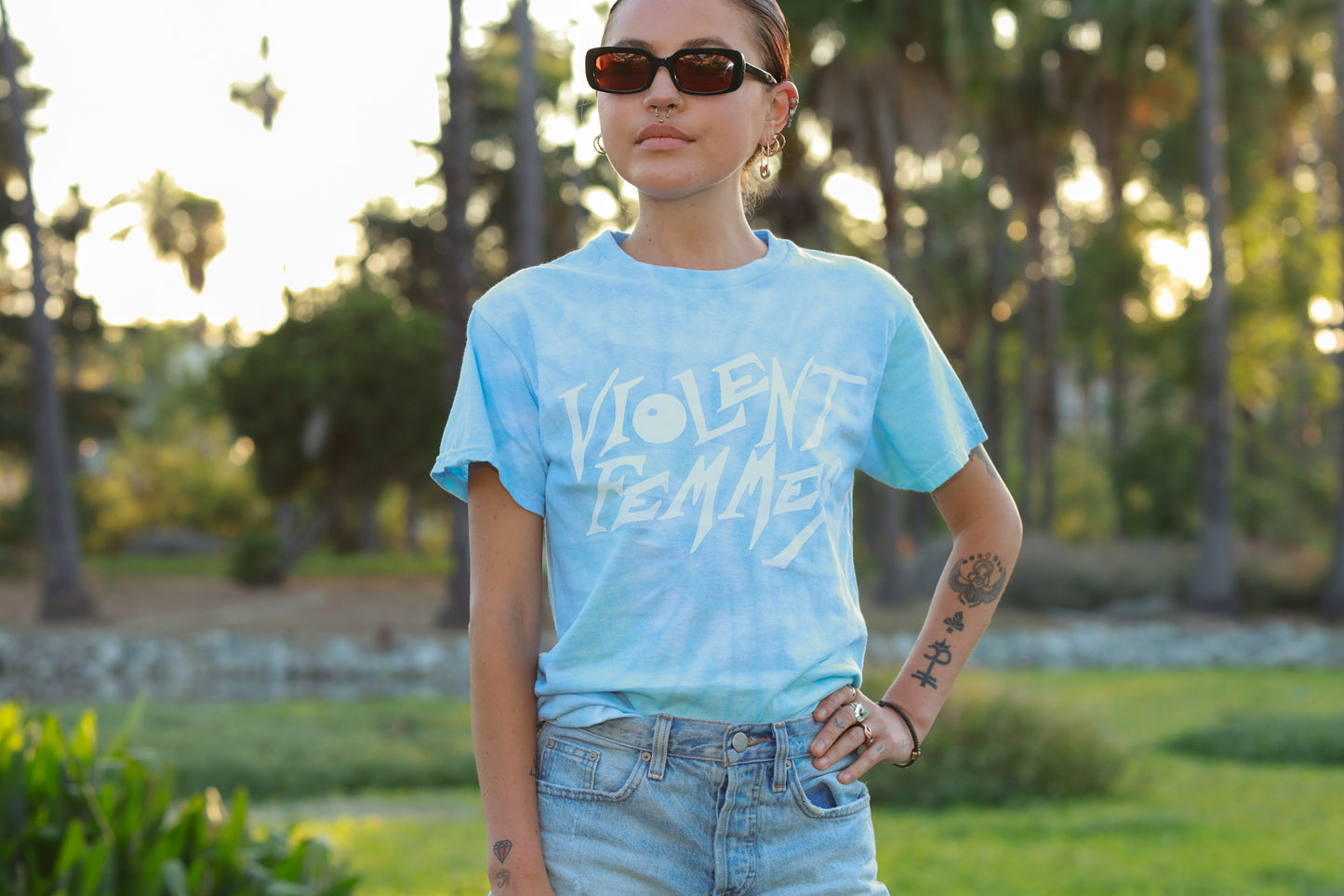 Logo Dyed T-Shirt (Summer Swirl)