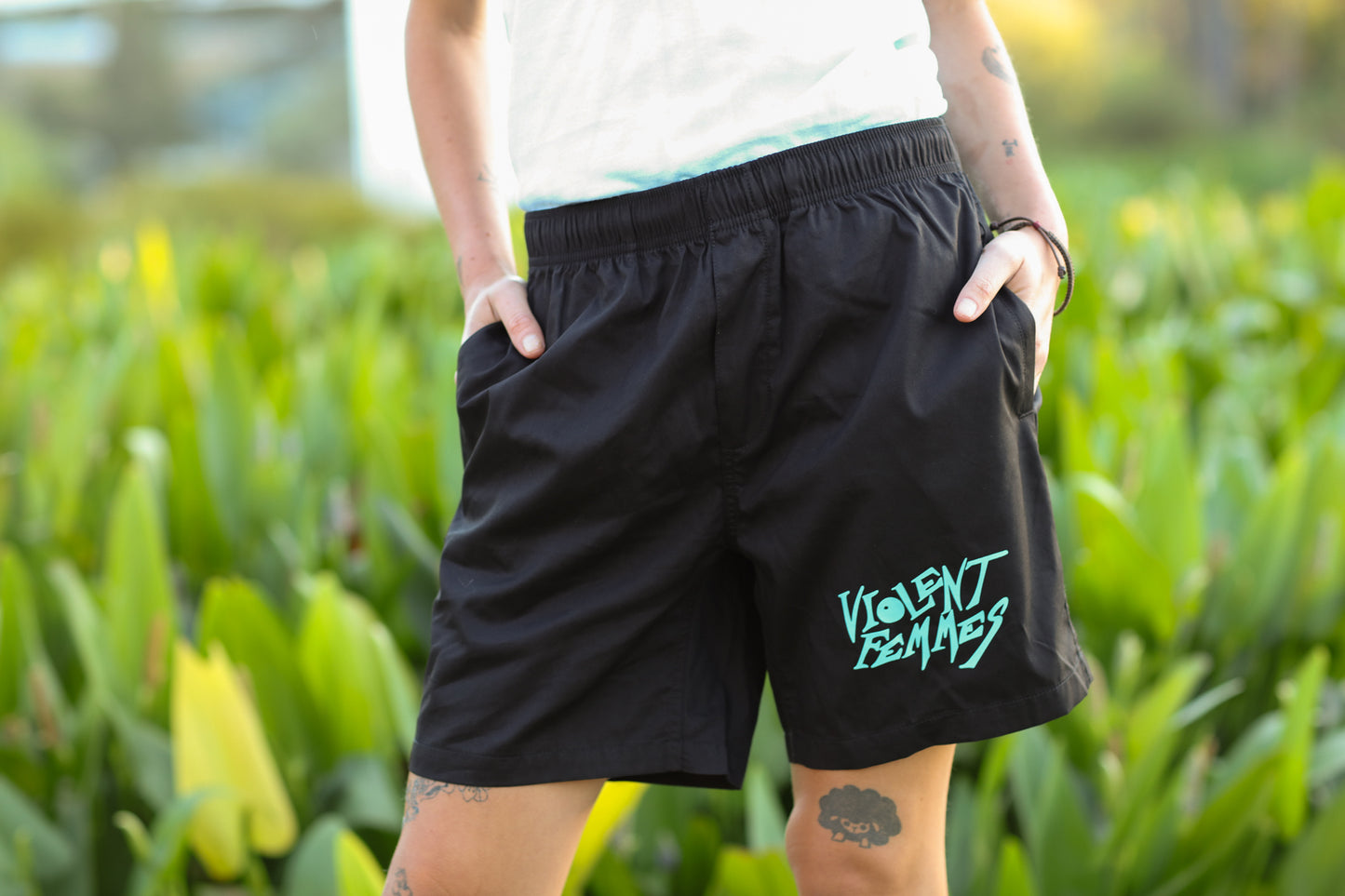 Logo Beach Shorts (Black)