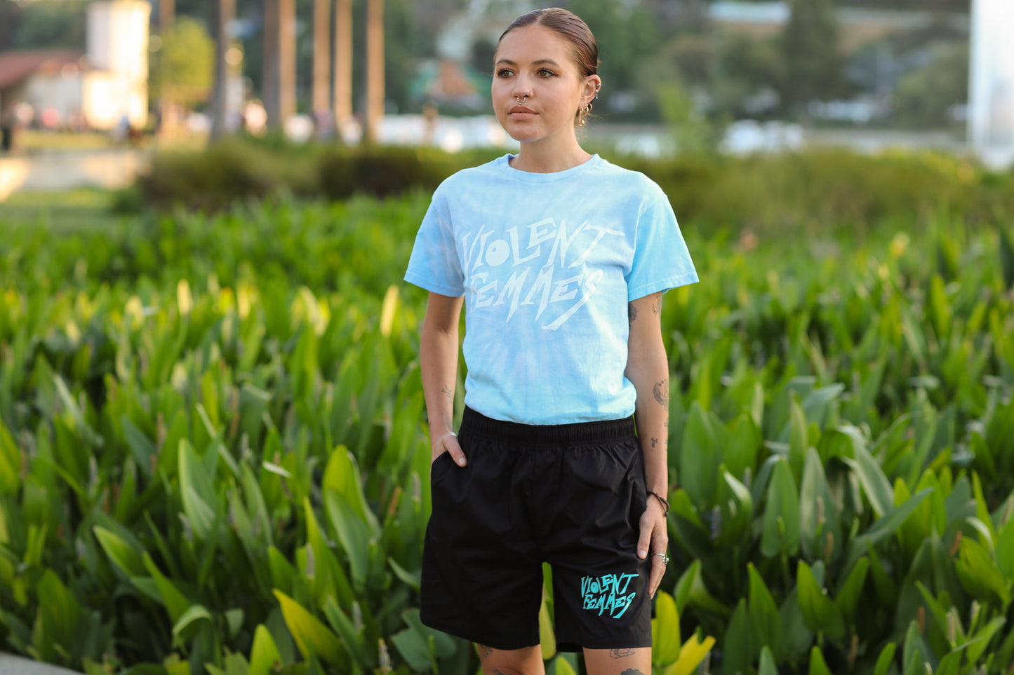 Logo Beach Shorts (Black)