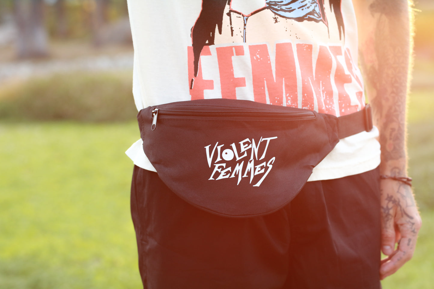 Logo Hip Bag (Black)