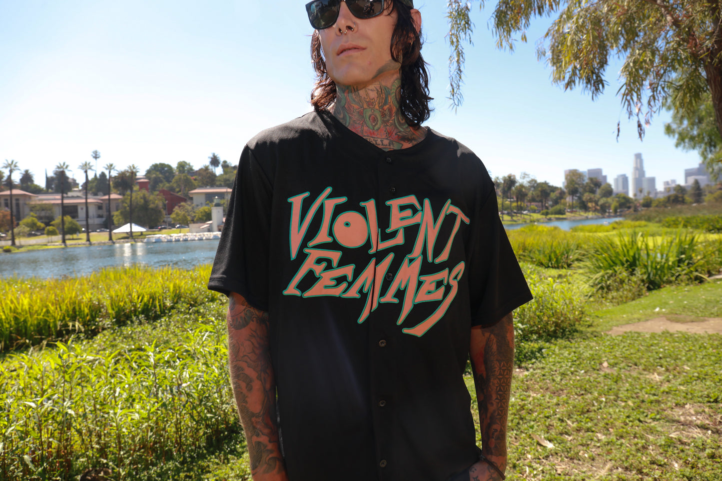 Stinky Logo Baseball Jersey (Black)