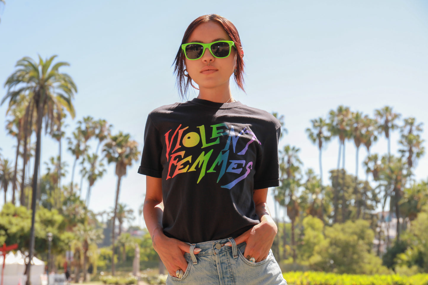 Stinky Rainbow Logo T-Shirt (Black)