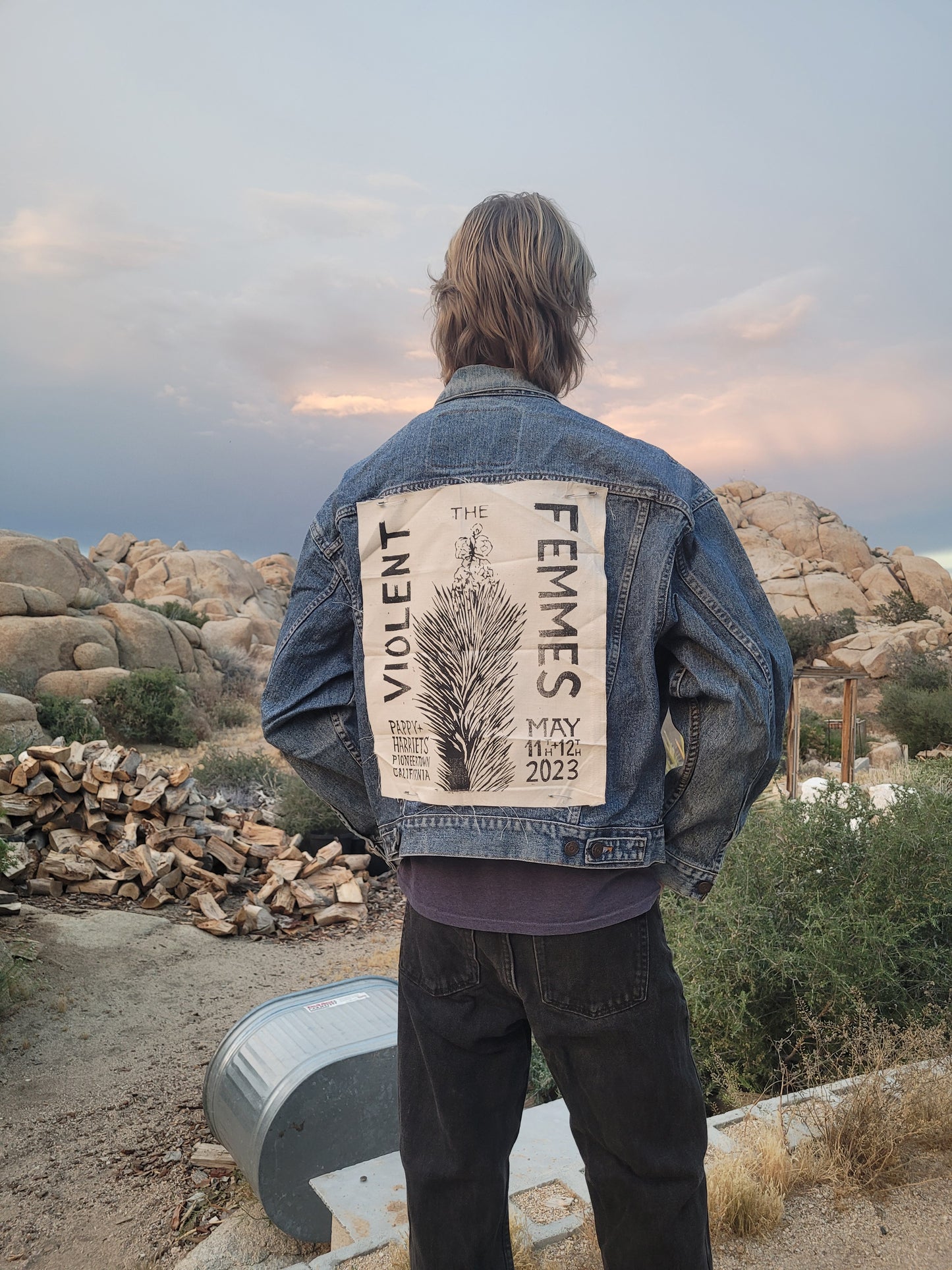 Pappy & Harriets 2023 Hand-Printed Canvas Patch