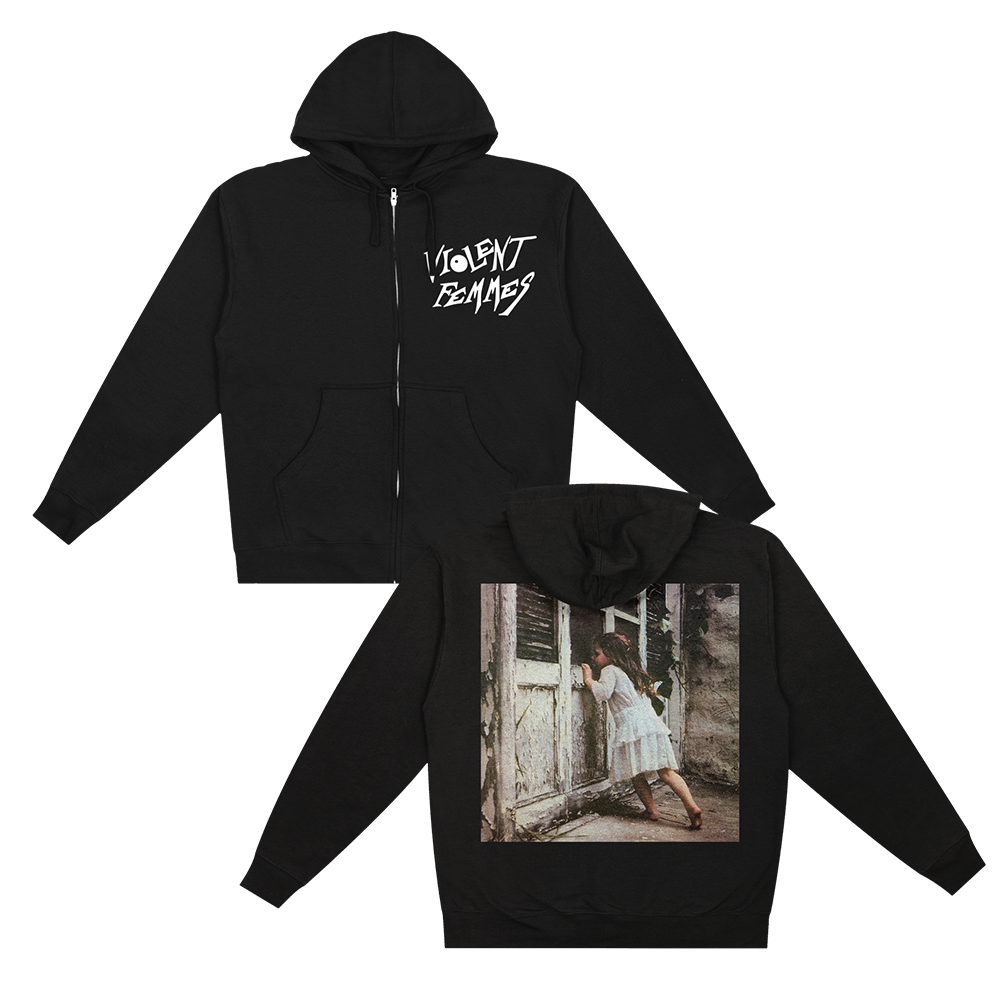 Self-Titled Stinky Logo Zip-Up Hoodie (Black)