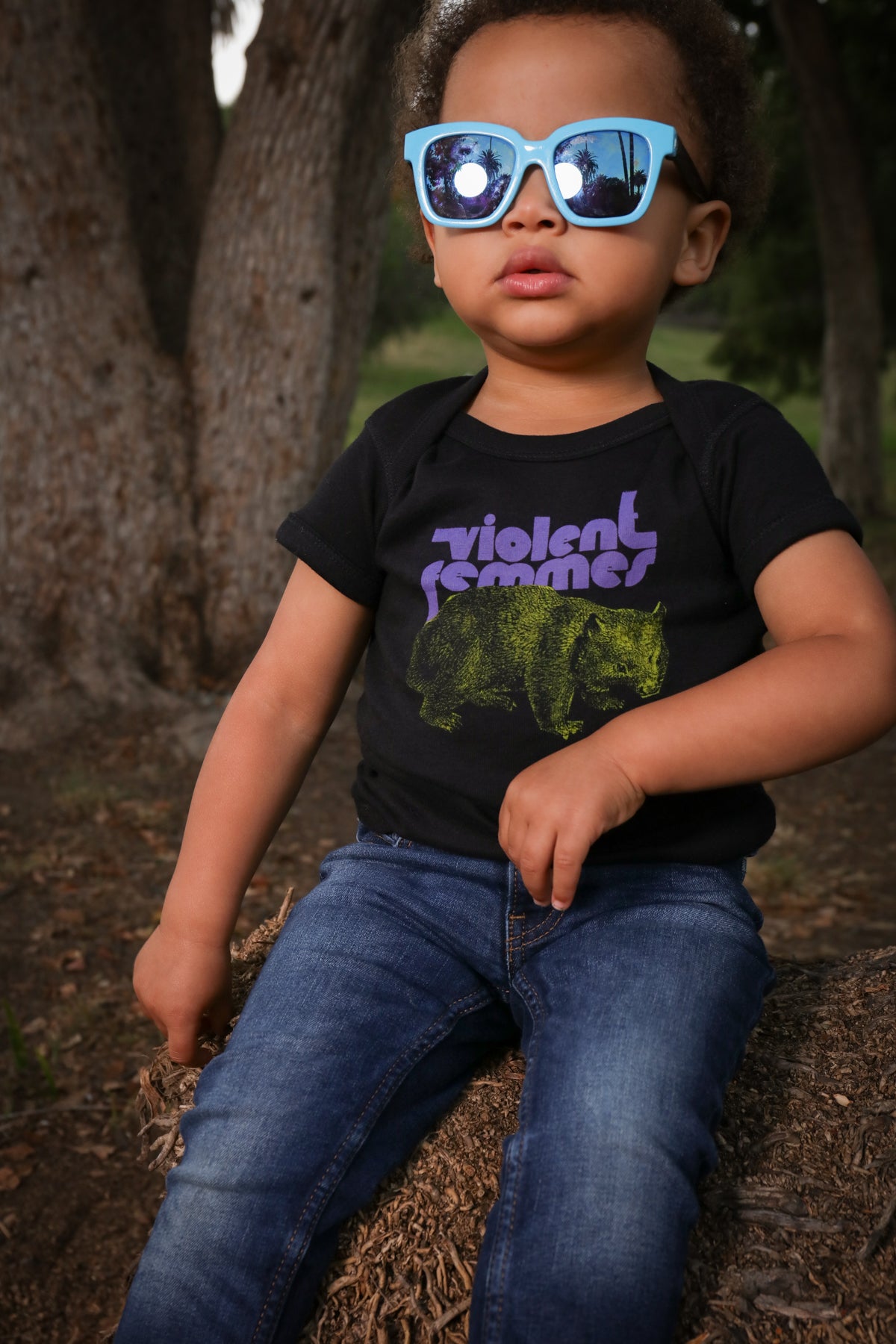 Wombat Infant Onesie (Black)