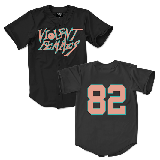 Stinky Logo Baseball Jersey (Black)