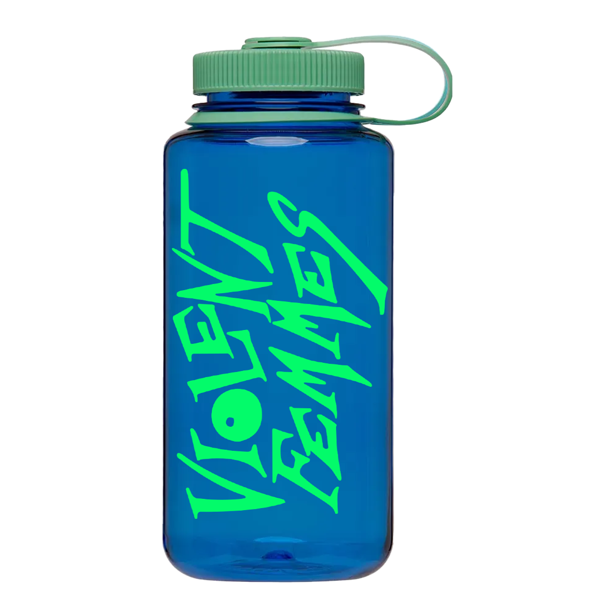 Logo Nalgene Water Bottle (Blue/Green)