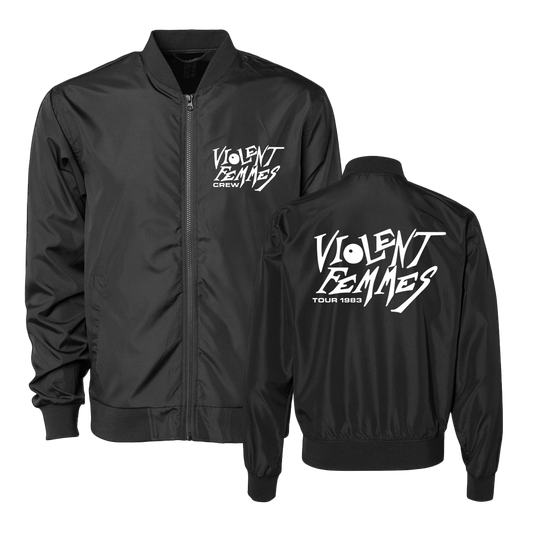 1983 Tour Crew Lightweight Bomber Jacket (Black)