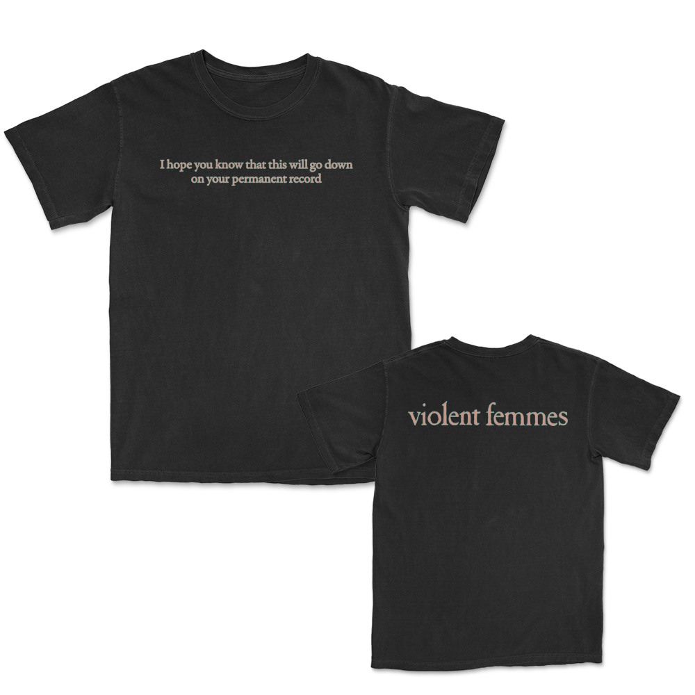 Permanent Record T-Shirt (Black)