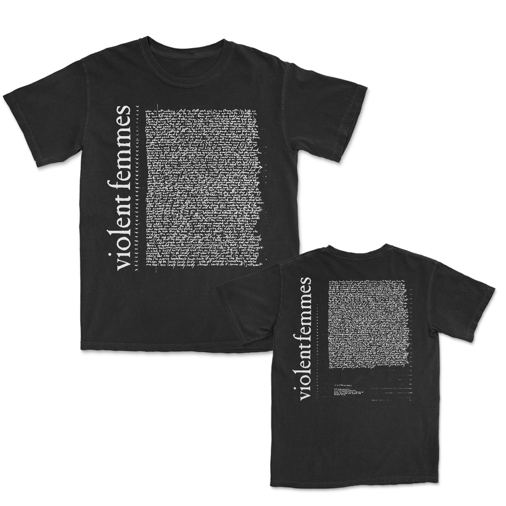 Self-Titled Lyrics T-Shirt (Black)