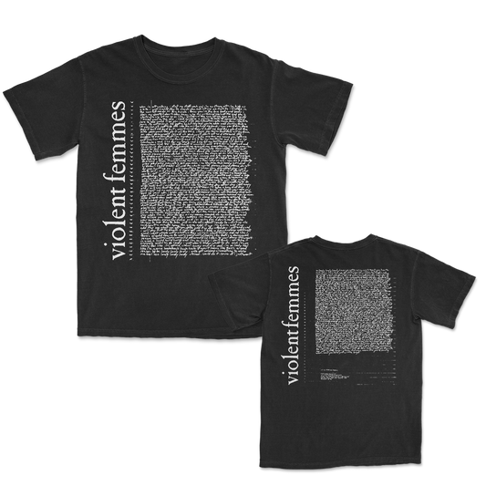 Self-Titled Lyrics T-Shirt (Black)