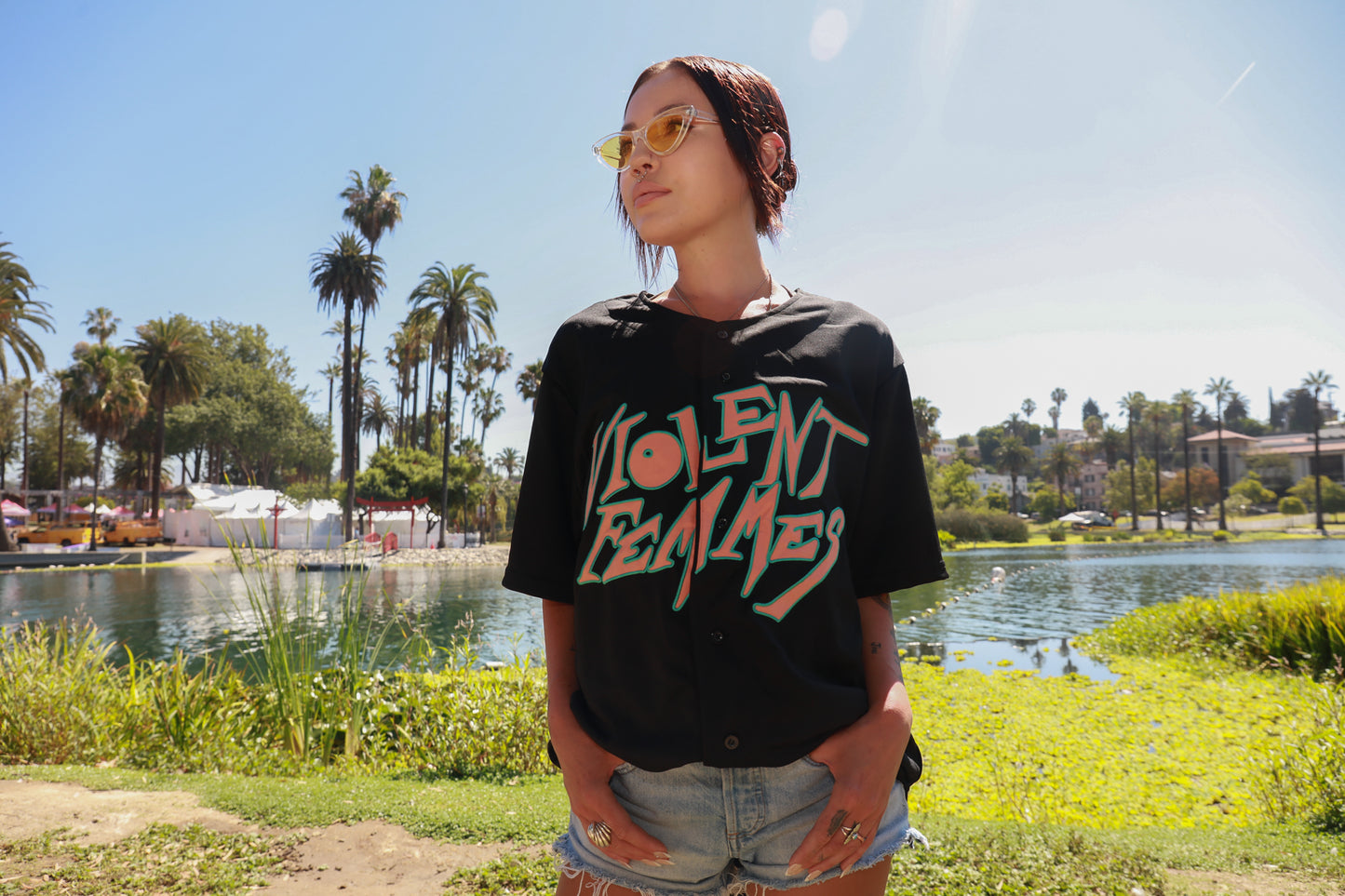 Stinky Logo Baseball Jersey (Black)