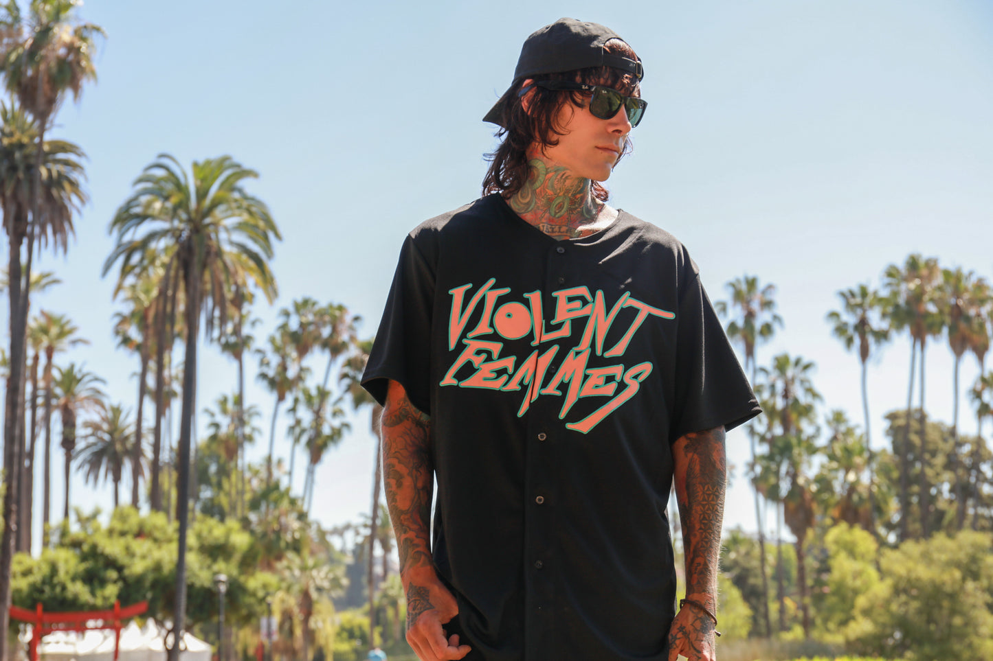 Stinky Logo Baseball Jersey (Black)