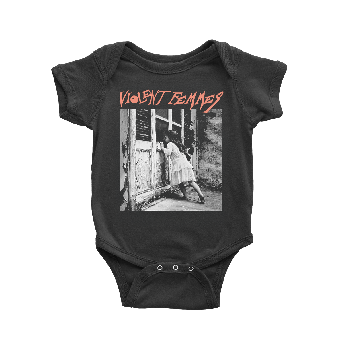 Self-Titled Stinky Logo Onesie (Black)