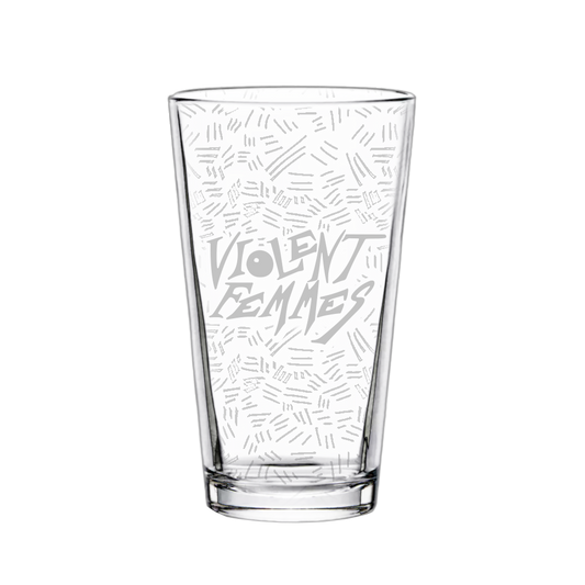 Stinky Logo Etched Pint Glass