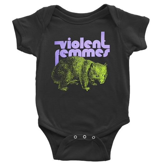 Wombat Infant Onesie (Black)