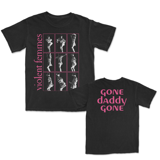 Gone Daddy Gone Dancing Girl T-Shirt (Black)